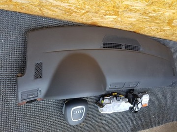 AUDI A4 B7 8E0 KONZOLA AIR NÁDRŽ NAPÍNÁKY SENSOR ČERNÁ ULOŽENÍ 4 RAMÍNKA