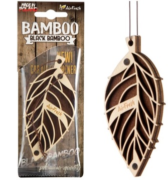 DREWNIANY ZAPACH SAMOCHODOWY, BLACK BAMBOO. NOWOŚĆ