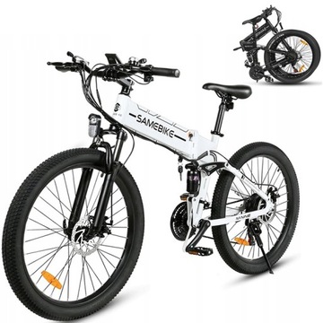 Składany rower elektryczny terenowy Samebike LO26-II-FT 750 W 32 km/h 48 V 12,5 Ah