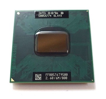 Процессор INTEL CORE 2 DUO T9500 SLAYX 2,6 ГГц / 800 6 МБ