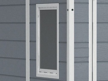 Домик для садовых инструментов KETER MANOR 6x8 - 185x237см, серый, прочный