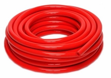 WĄŻ PRZEWÓD PODCIŚNIENIA SILIKONOWY TURBO VACUM BOOST czerwony fi 4 mm