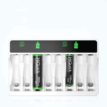 БЫСТРОЕ ЗАРЯДНОЕ УСТРОЙСТВО ДЛЯ АККУМУЛЯТОРОВ AA И AAA NI-MH/NI-CD УНИВЕРСАЛЬНОЕ