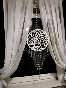 ПАННО ловец мандалы 95см БИСЕР УКРАШЕНИЕ ОКНА