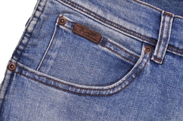 WRANGLER spodnie TAPERED regular BLUE jeans TEXAS TAPER _ W36 L32