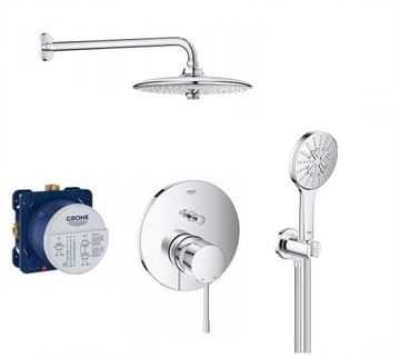 Zestaw natryskowy podtynk. GROHE Essence 26cm