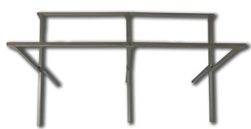 STÓŁ HANDLOWY 250x100 STELAŻ wysokość 46 cm