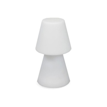 Lampa ogrodowa LOLA 30 biała LED RGB bateria pilot