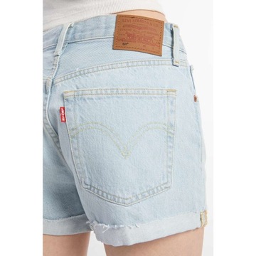 LEVI'S Szorty jeansowe 501 563270313 Niebieski Regular Fit