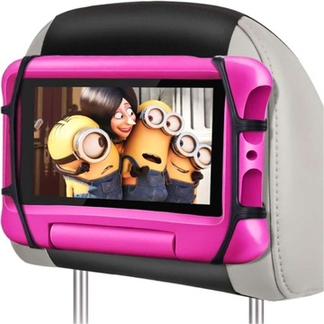 Держатель на подголовник автомобиля с прочной липучкой для планшета и телефона