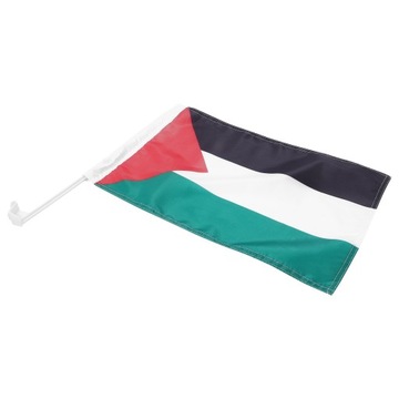 BANNER Z FLAGĄ PALESTYŃSKĄ SAMOCHODY