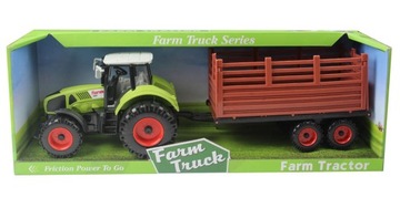 Traktor z przyczepą z burtami 46 cm