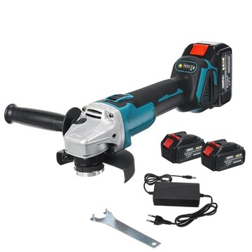 BEZSZCZOTKOWY SZLIFIERKI KĄTOWE 21V 125 mm + 2 AKU 800W