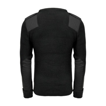 BRANDIT Свитер в стиле милитари Черный M