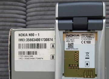 Телефон Nokia N90, 100% новый оригинальный складной мобильный телефон Nokia n90