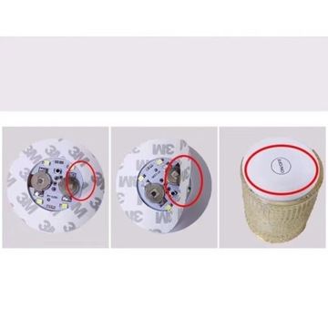 10 шт. светодиодная подставка для бутылок, светодиодная подсветка, наклейки для подстаканников (RU)