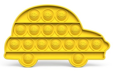 POP IT SENSO BĄBELKI AUTO SENSOR FITGET ŻÓŁTY