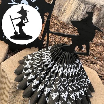 Держатель для салфеток Подставка для папиросной бумаги Хэллоуин Украшение Ведьма