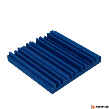 Ciemnoniebieski panel akustyczny EQUALIZER na ścianę kaseton sufitowy 7cm