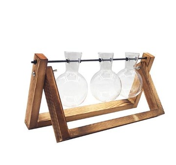 Цветочный горшок Стеклянная настольная сферическая ваза для террариума