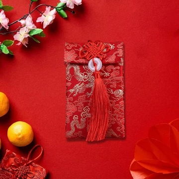 Китайский Лунный Новый Год Красный Подарочный Конверт Денежный Конверт Вертикальный Стиль