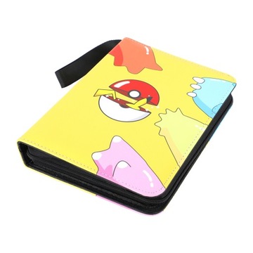 АЛЬБОМ НА 400 КАРТ ПОКЕМОН, ДЕРЖАТЕЛЬ С ТАПОЧКОЙ