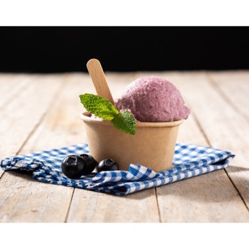 KUBKI PAPIEROWE KRAFT EKO BIODEGRADOWALNE 320ML50SZT DESERY