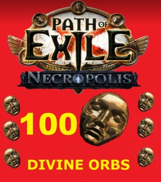 PATH OF EXILE POE NECROPOLIS 100 SZTUK DIVINE ORB ORBS ORBY NOWA LIGA POE