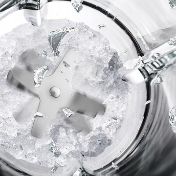 Стеклянный блендер Max 1400 Вт измельчает лед