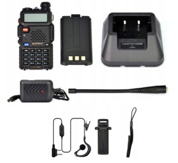 РАЦИЯ BAOFENG UV-5R HT 5W РАДИОСТАНЦИЯ ПОЛИЦИЯ СКОРАЯ ПОМОЩЬ