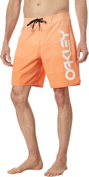 Szorty plażowe męski Oakley pomarańcze i czerwienie M