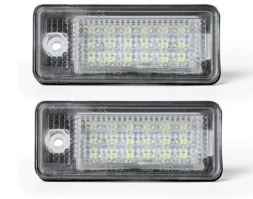 PODSVÍCENÍ TABULKY SPZ PRO AUDI A3 S3 A4 S4 B6 B7 A6 Q7 A8 S8