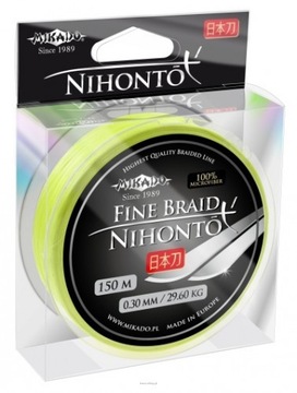 Mikado Plecionka Fine Braid Nihonto 150m 0.14mm 9,