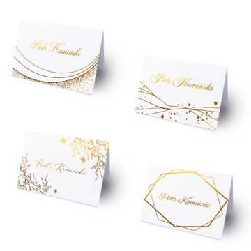 Vignettes для свадебных визитных карточек Glamour Gold 4 ПК