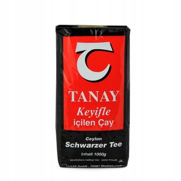 HERBATA LIŚCIASTA CEJLOŃSKA KEYIFLE CAY 1 kg TANAY