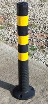 Гибкий, светоотражающий, блокирующий дорожный столбик, 75 см.