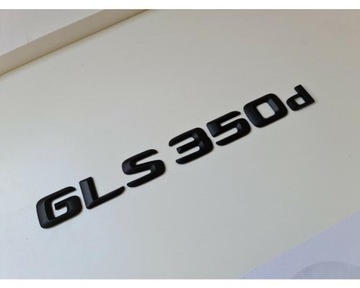GLS350D MATOVÁ ČERNÁ ŠTÍTEK Z ČÍSLO  NA ZADNÍM KUFRU