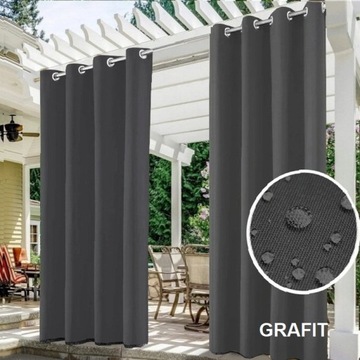 САДОВЫЕ ШТОРЫ 155х200 ДЛЯ САДОВОЙ ТЕРРАСЫ CARBON