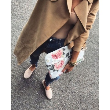 Сумка-портфель Canvaslife для ноутбука 13-14 дюймов - бело-розовая