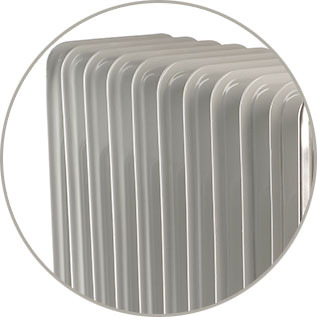 РЕБРИЦОВЫЙ МАСЛЯНЫЙ РАДИАТОР HB OFR2901T 2900W СЕРЫЙ