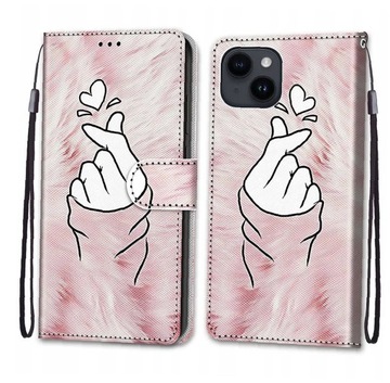 Flip case for Apple iPhone 14, multicolored