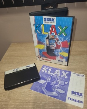 KLAX - SEGA MASTER SYSTEM SMS KOMPLET