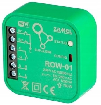 ВХОДНОЙ ИНТЕРФЕЙС RNW-01 Wi-Fi SUPLA ZAMEL