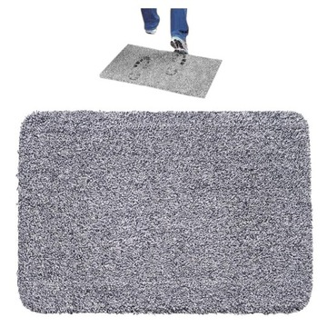 MAGICZNA WYCIERACZKA MATA DO BUTÓW MAGIC STEP MAT POD DRZWI SZARA