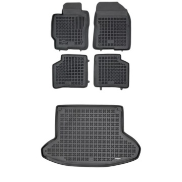 Gumová sada koberců a rohožek Toyota Prius II XW20 2003-2009