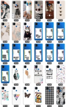 ЧЕХОЛ ДЛЯ XIAOMI REDMI 9C СМЕШАННЫЕ ДИЗАЙНЫ КОРПУСА