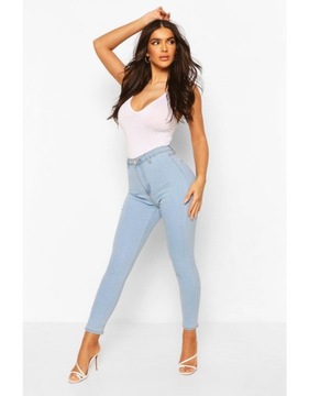 БРЮКИ ЖЕНСКИЕ ЛЕГКИЕ ДЖИНСЫ BOOHOO R.S W021