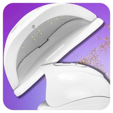 Lampa do Paznokci LED UV do Hybryd Żeli Mocna 80W Hybryd SUN LCD X5 TRYBÓW