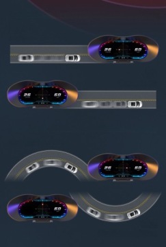 АВТОМОБИЛЬНЫЙ HUD HEAD-UP ДИСПЛЕЙ P5 OBD+GPS SMART METER, ПОДХОДИТ ДЛЯ БОЛЬШИНСТВА АВТОМОБИЛЕЙ