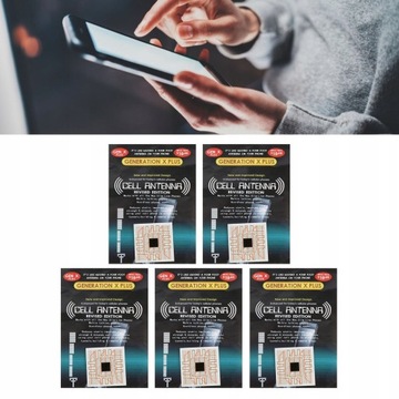 НАКЛЕЙКИ ДЛЯ УСИЛЕНИЯ СИГНАЛА ТЕЛЕФОНА, 5 ШТ.